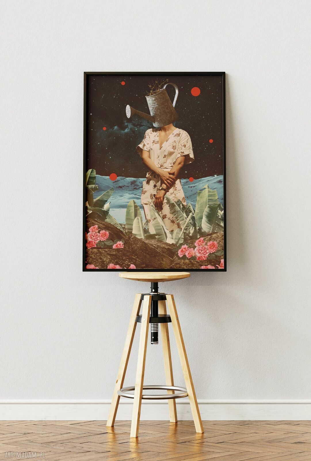 Plakat „W moim ogrodzie” A3 29,7x42 cm - artystyczny prezent dla ogrodniczki