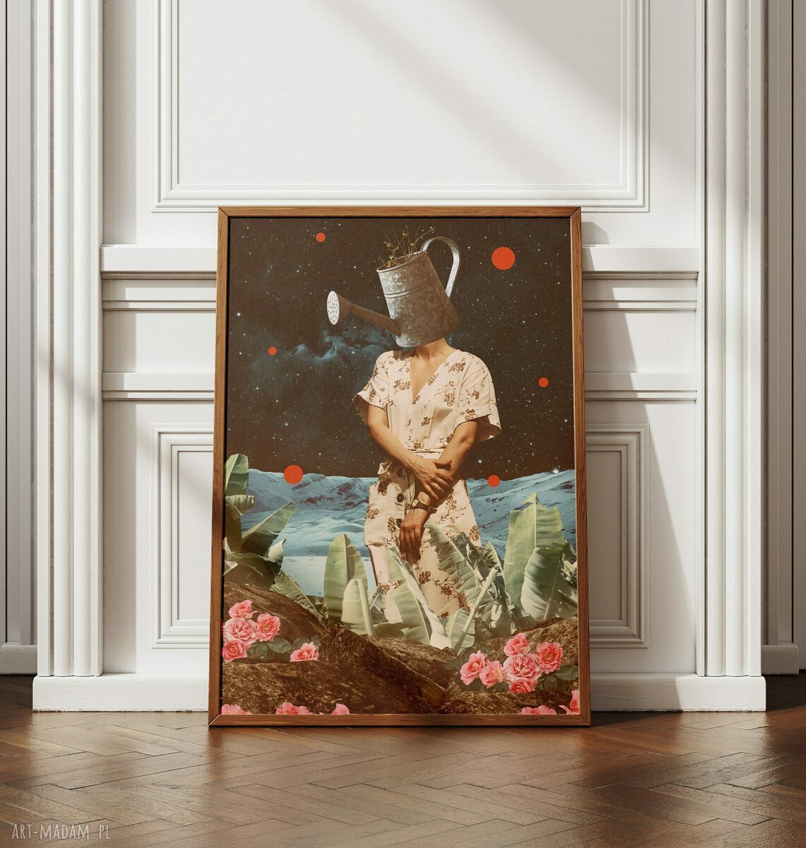 Plakat „W moim ogrodzie” A3 29,7x42 cm - artystyczny prezent dla ogrodniczki