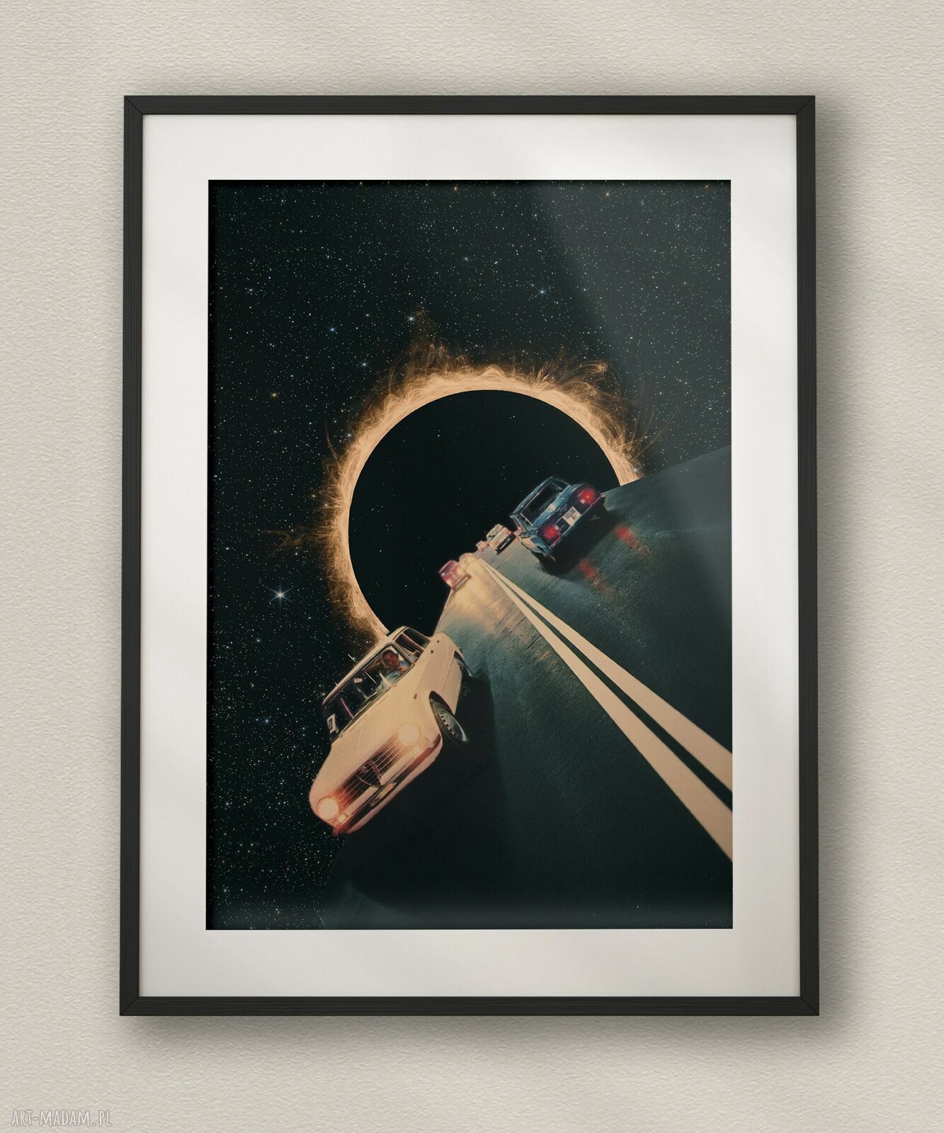 Plakat Włoska robota - Kolaż Fine Art A3