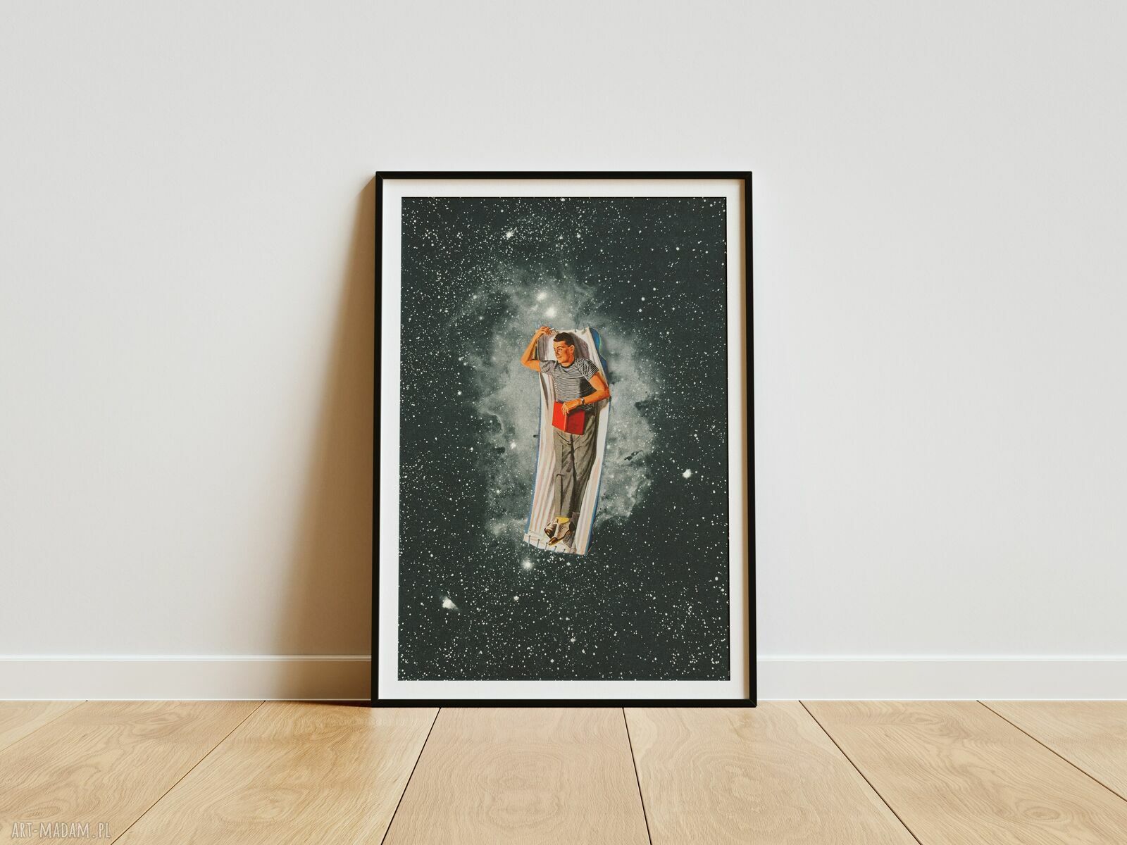 Plakat Wyluzuj - Kolaż Fine Art A3 Dapidoka