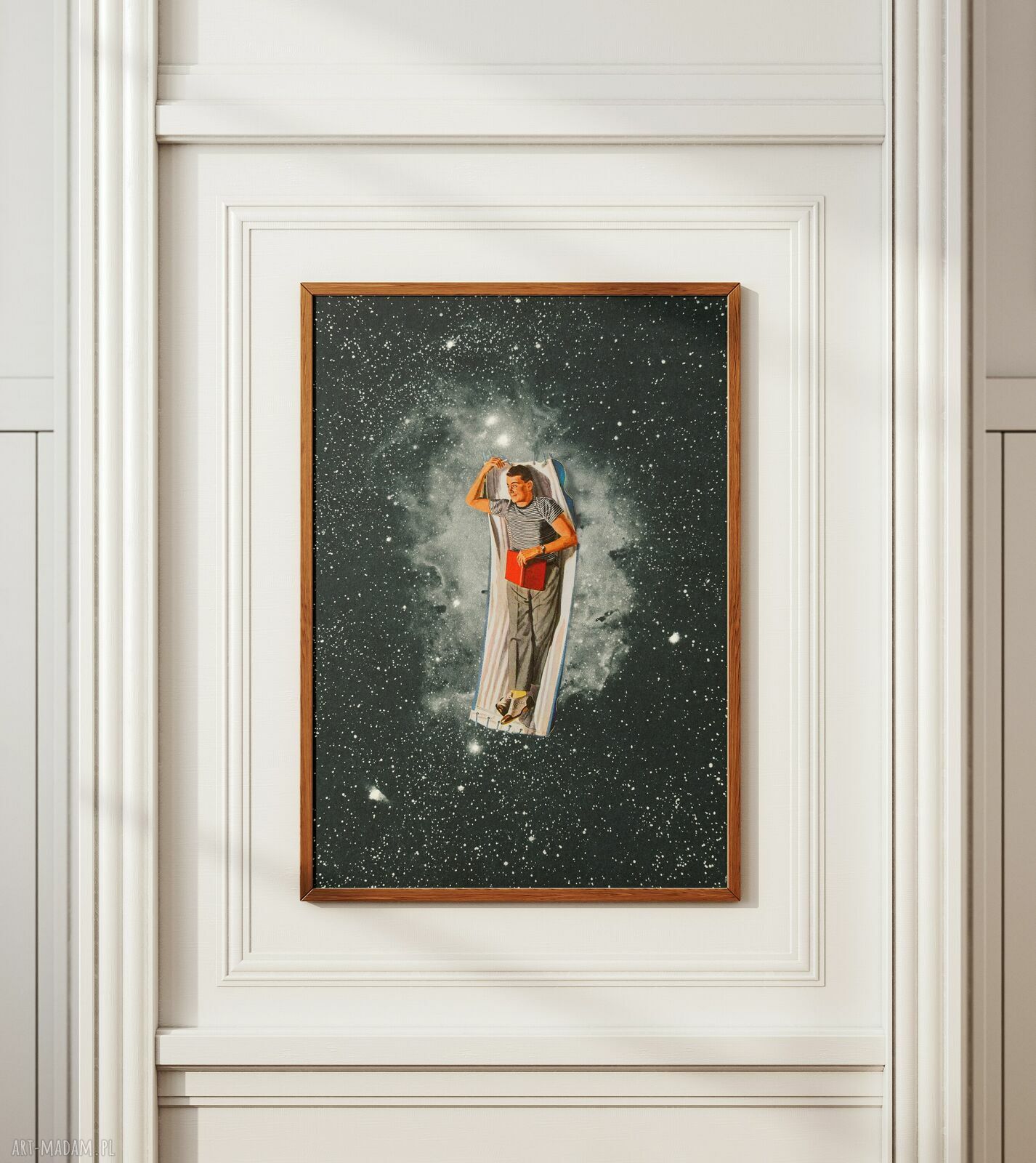 Plakat Wyluzuj - Kolaż Fine Art A3 Dapidoka