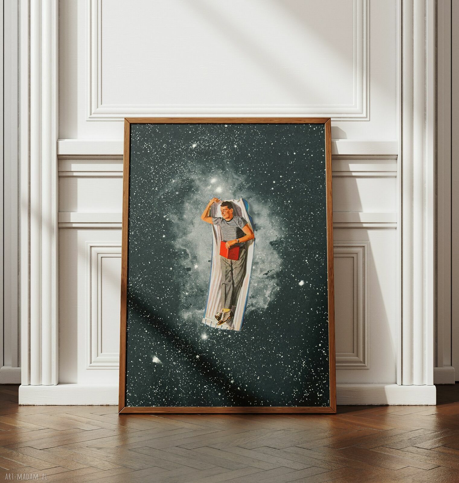 Plakat Wyluzuj - Kolaż Fine Art A3 Dapidoka