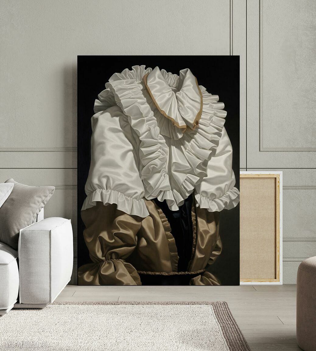 Plakat Zakryta 50x70 cm w kolorze brązowym - Hogstudio do salonu i sypialni