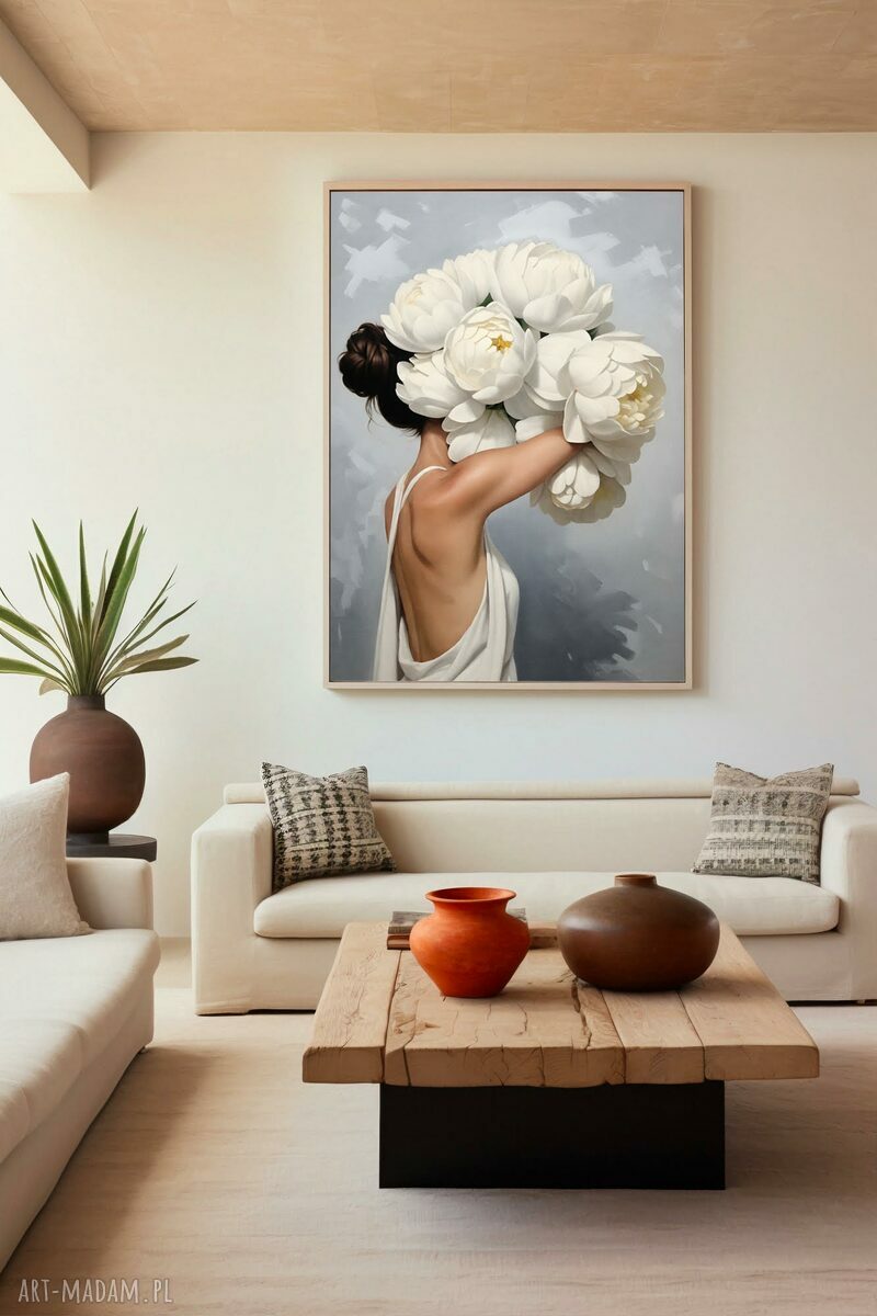 Plakat Zatopiona w kwiatach - format 70x100 cm