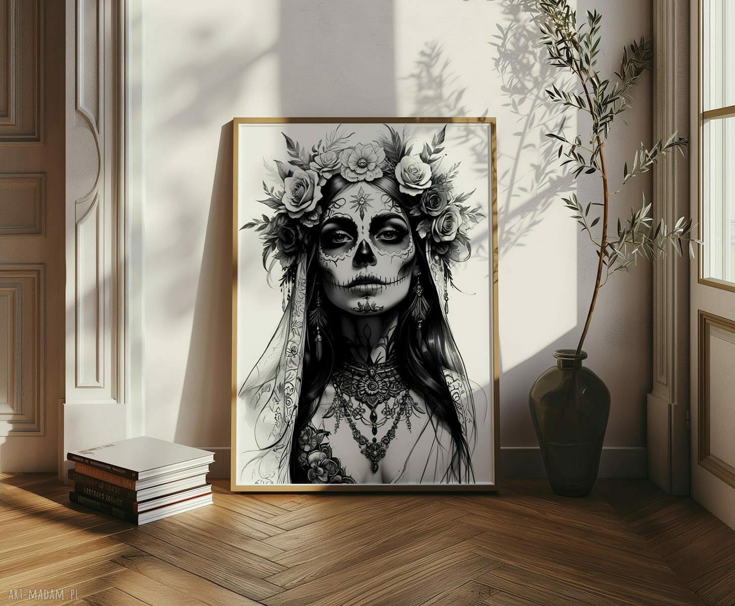 Plakat Zombie girl - format A4