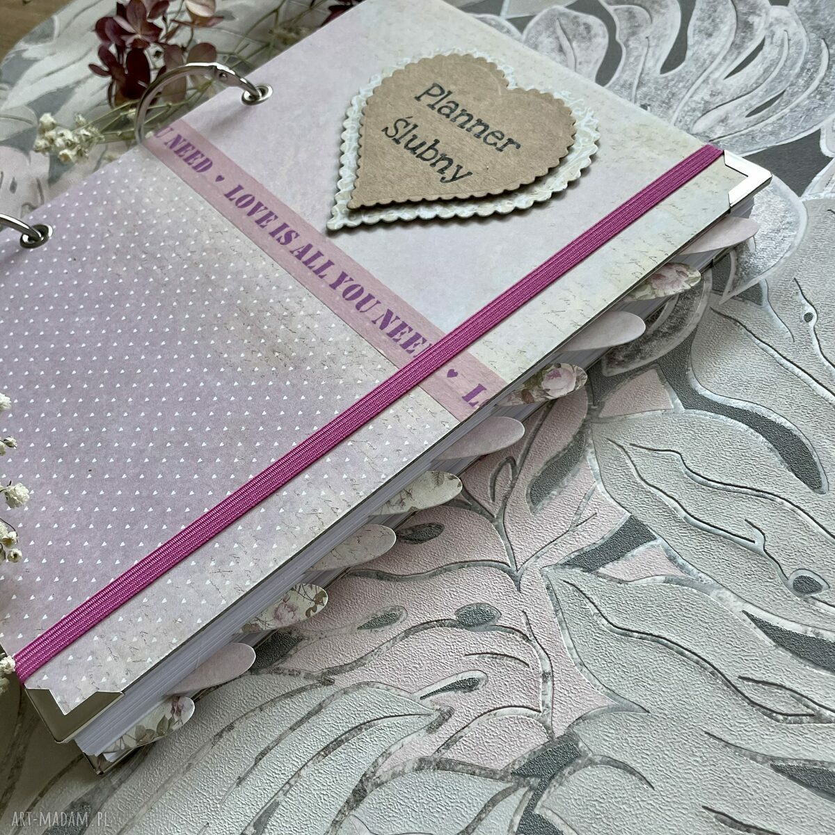 Planer Ślubny, notatnik Panny Młodej hand made