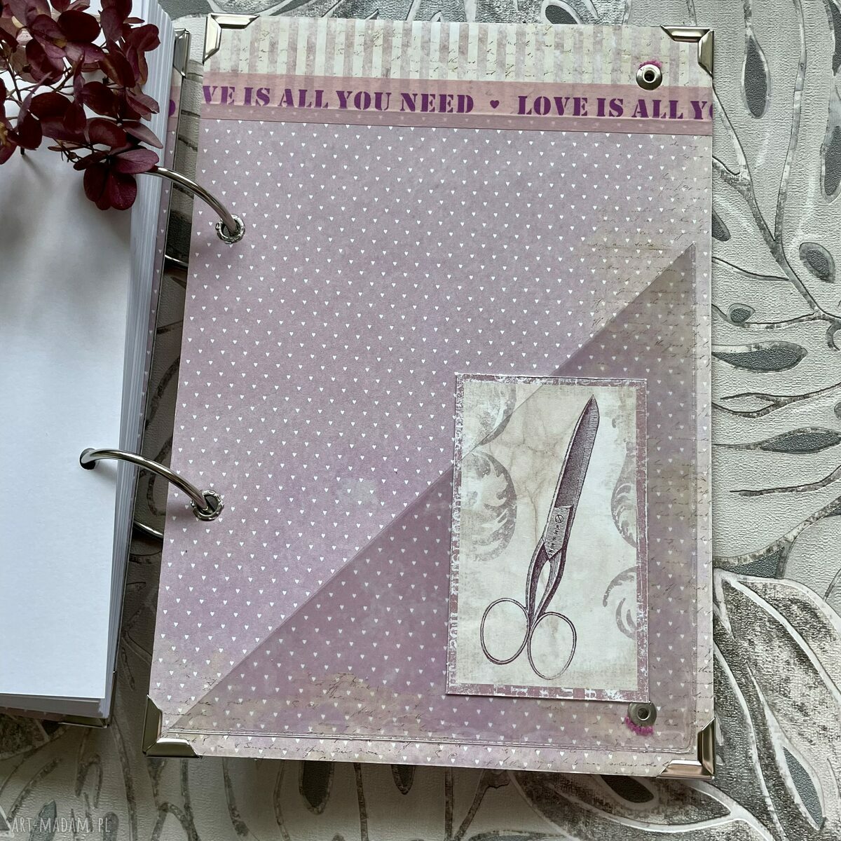 Planer Ślubny, notatnik Panny Młodej hand made