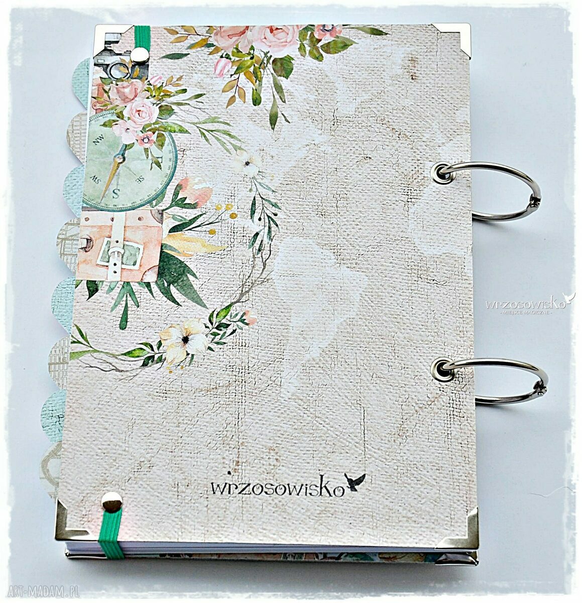 Planner Podróży, Pamiętnik Podróży z personalizacją Hand Made