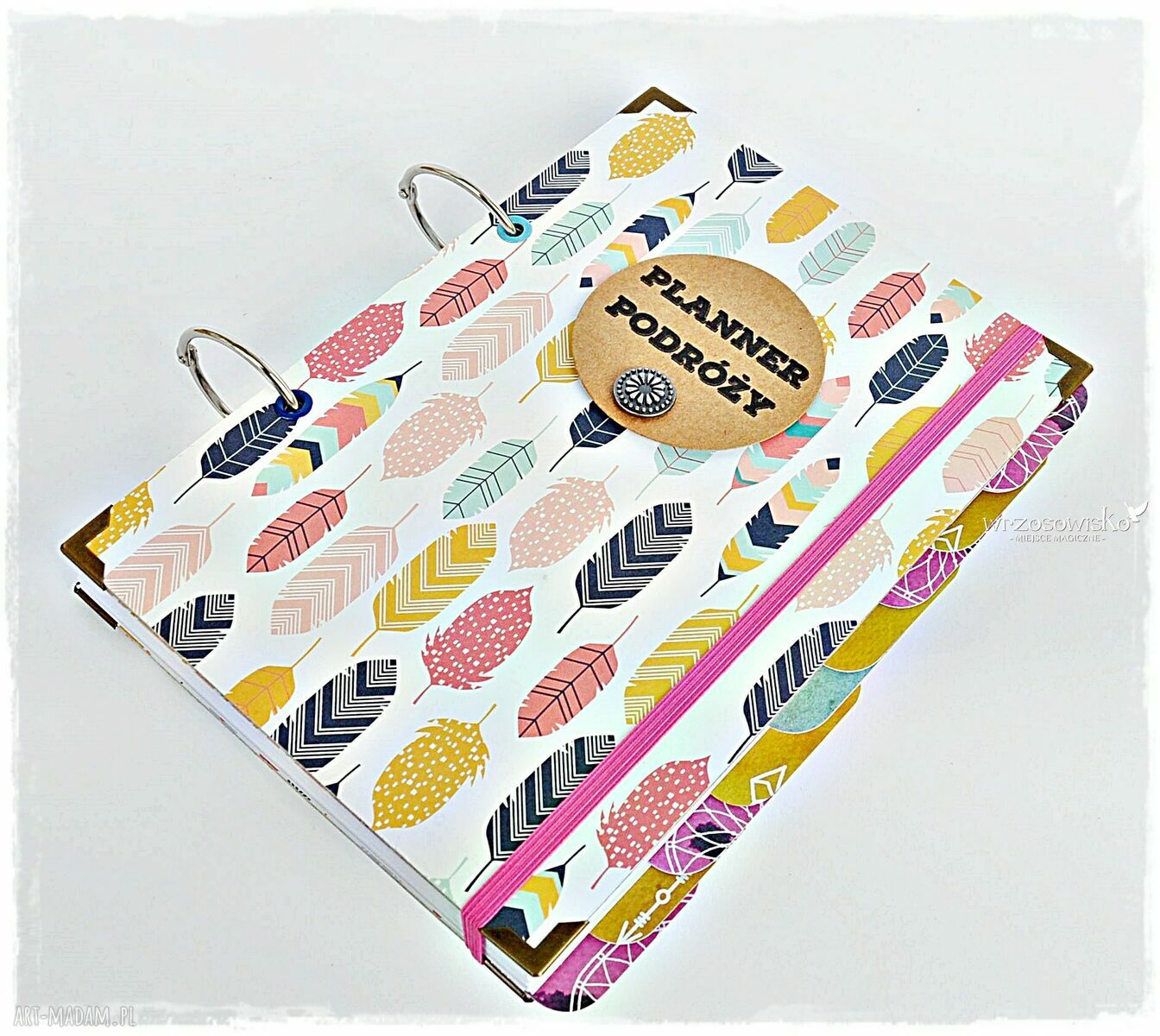 Planner Podróży personalizowany ręcznie wykonane