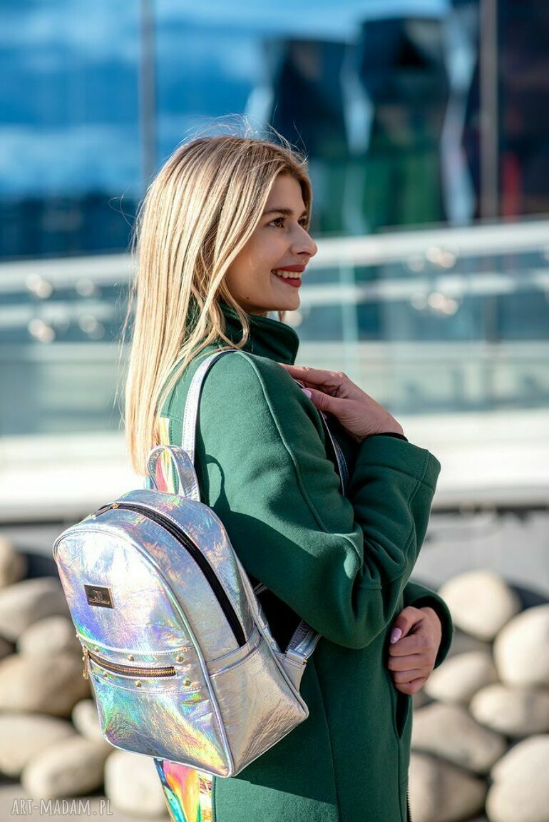 płaszcze: Płaszcz ze stójką butelkowa zieleń ręczne wykonanie