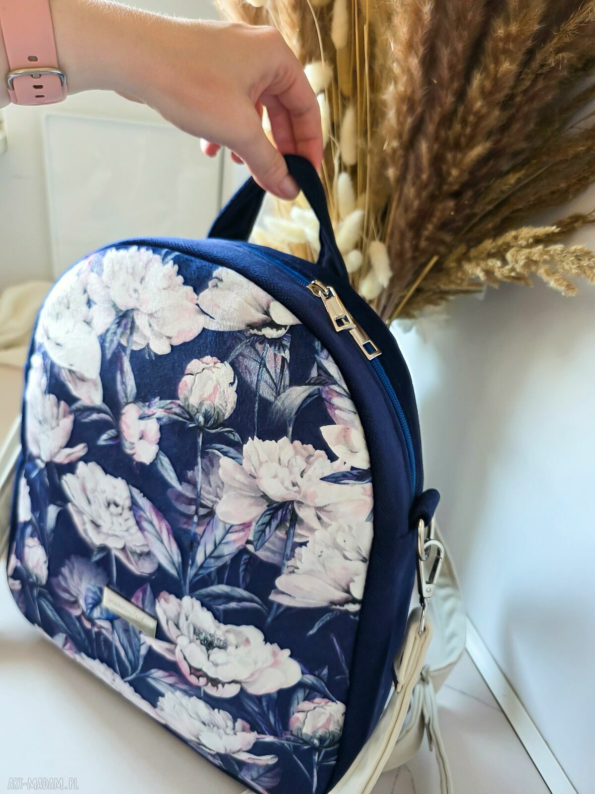Kolorowy plecak damski format A4 2w1