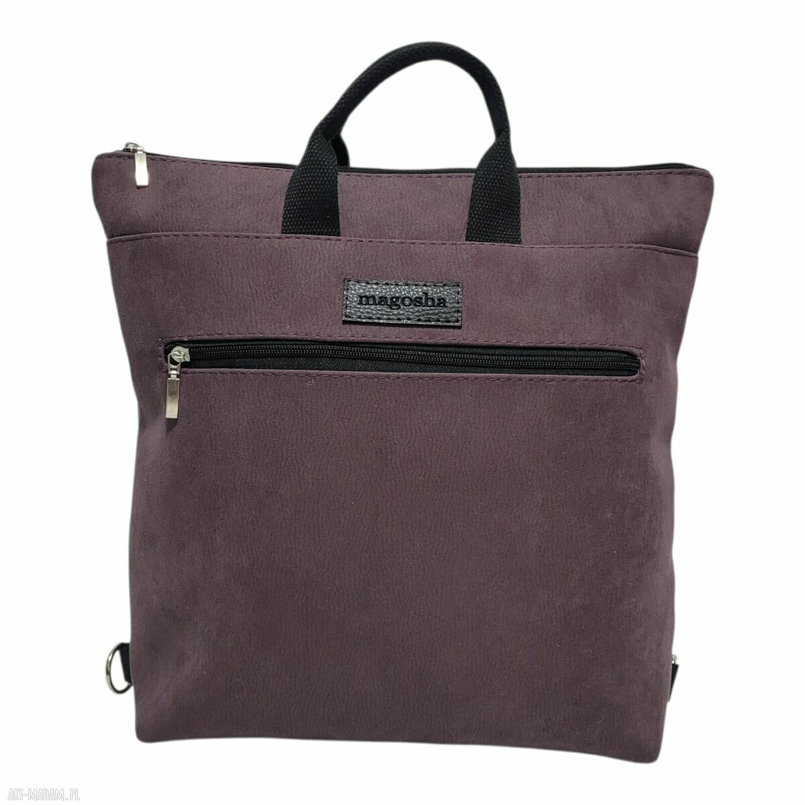 Plecak - torba 4w1 wodoodporny wrzosowy unisex - A4 i na laptopa