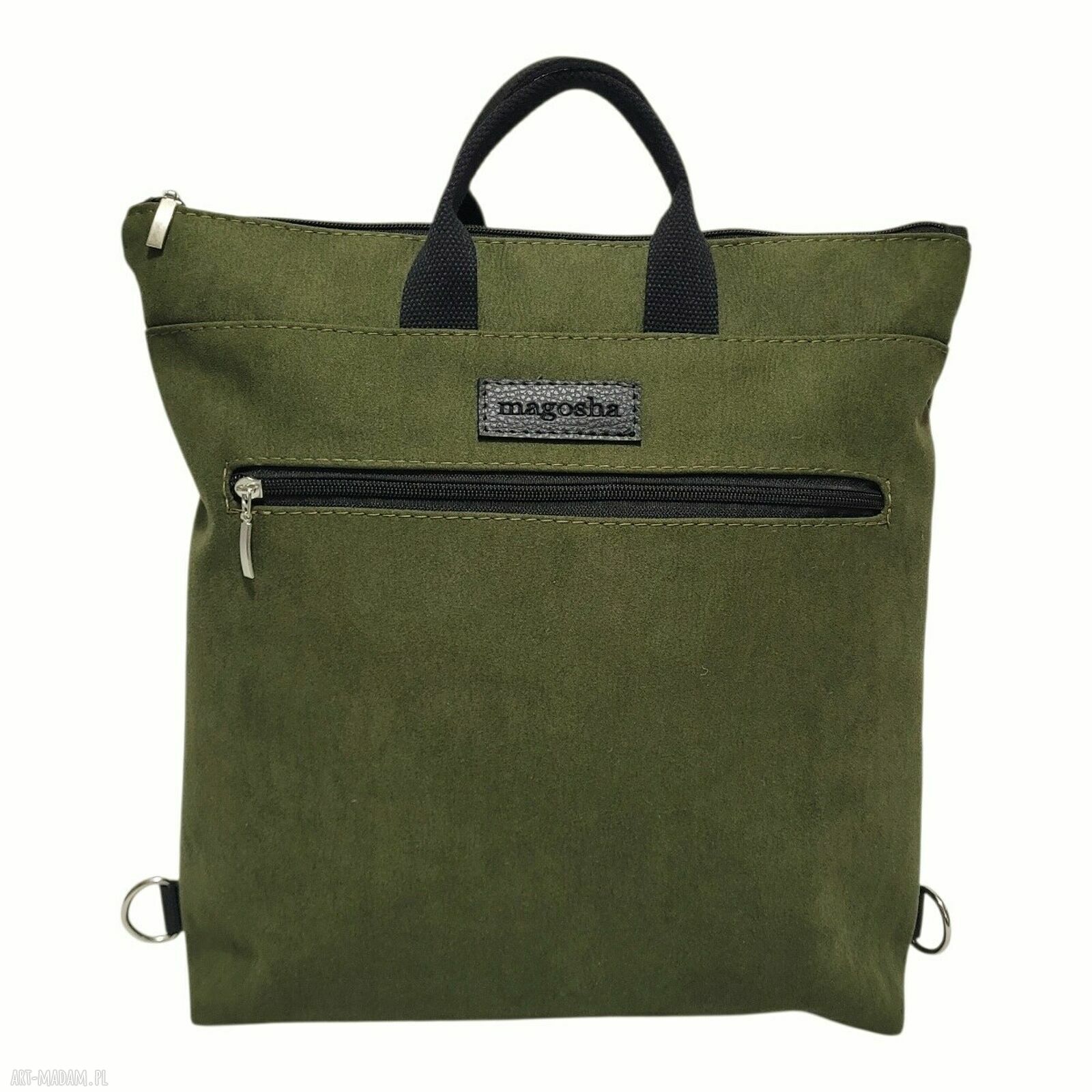 Plecak-Torba 4w1 wodoodporny zielony - A4 i laptop