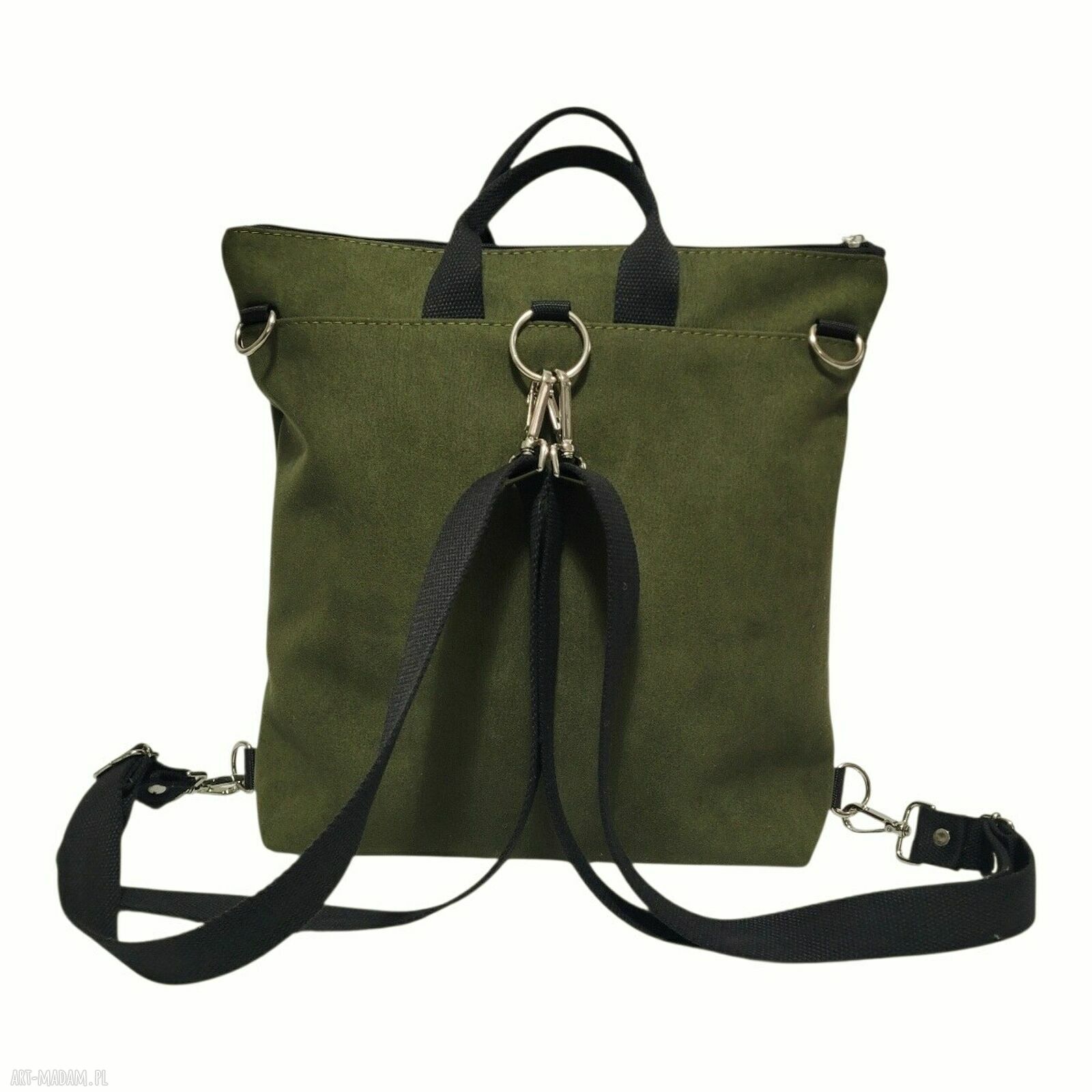 Plecak-Torba 4w1 wodoodporny zielony - A4 i laptop