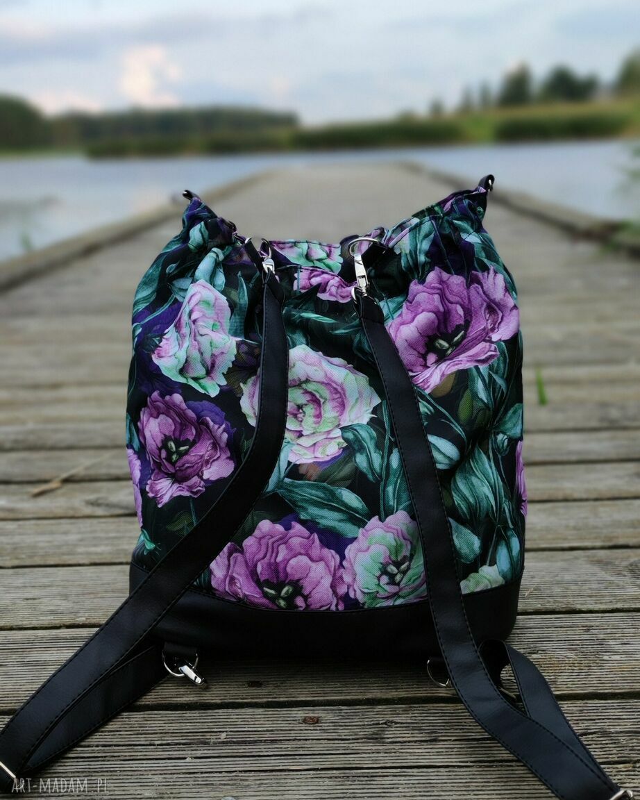 Plecak worek - torba piwonie