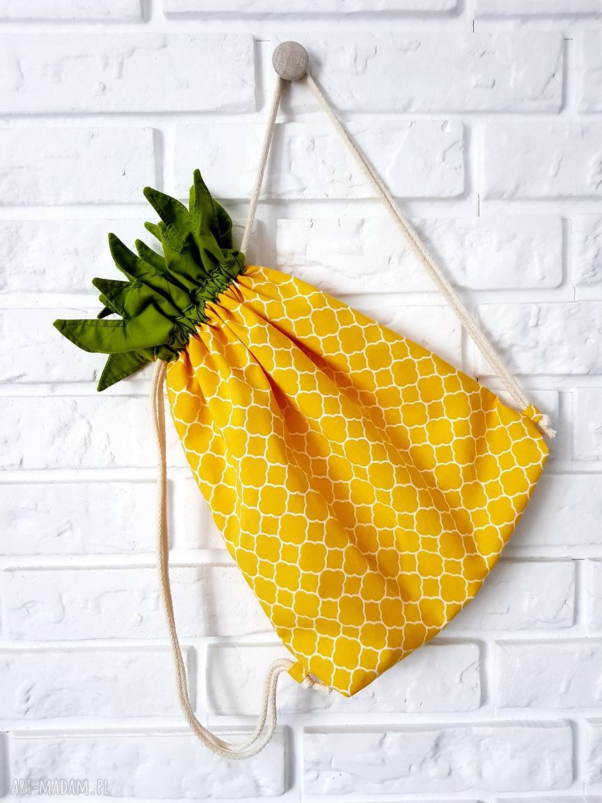 Plecak-worek ananas