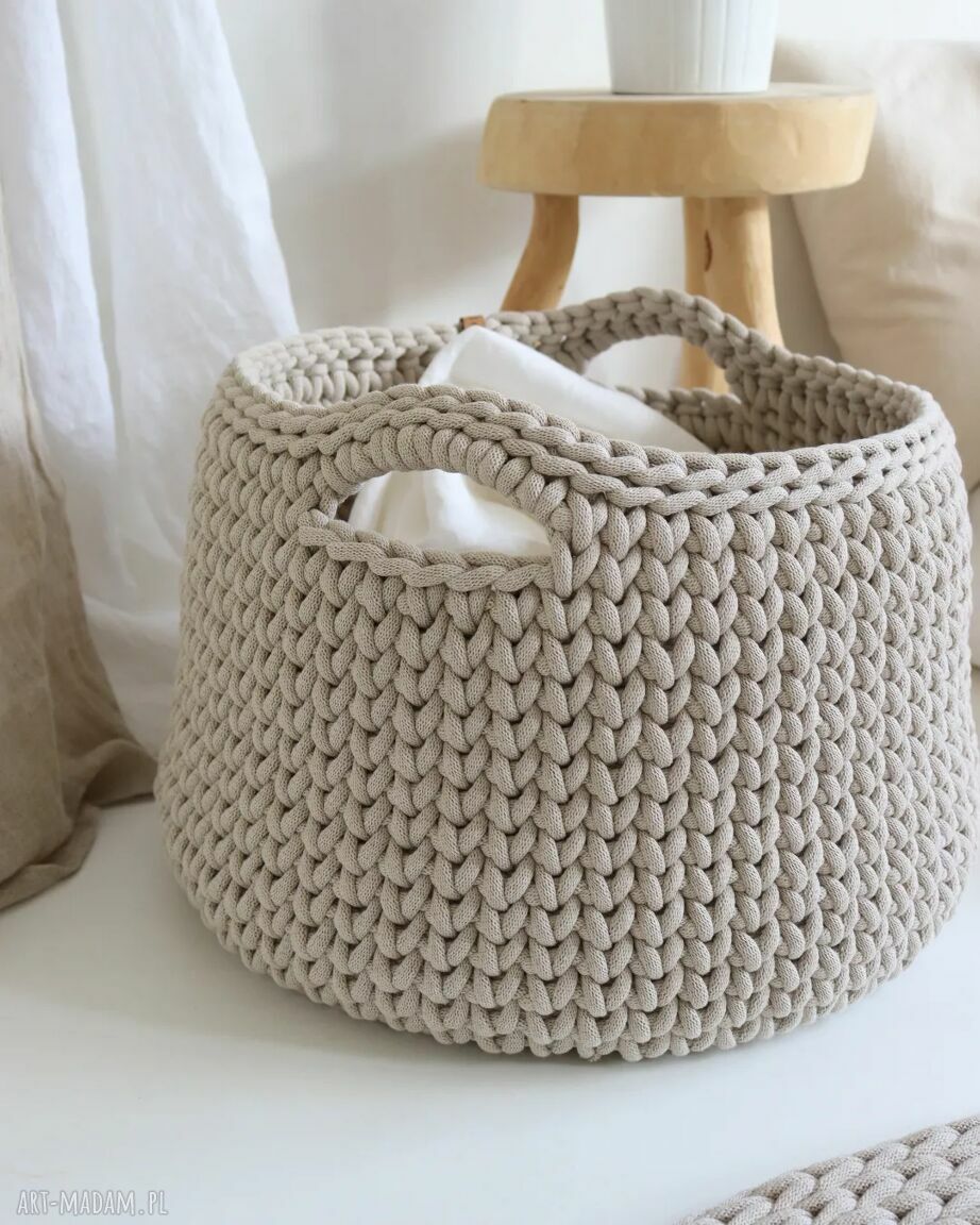 kosze: Kosz Boho XXL Autorskie