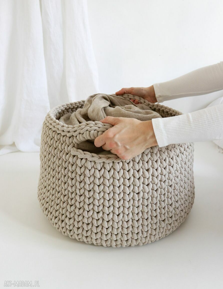 kosze: Kosz Boho XXL Autorskie