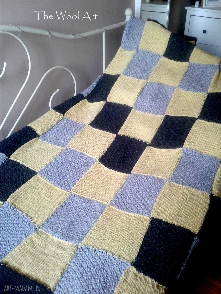 Pled patchwork zamówienie koc narzuta dom łóżko dziecko przytulny