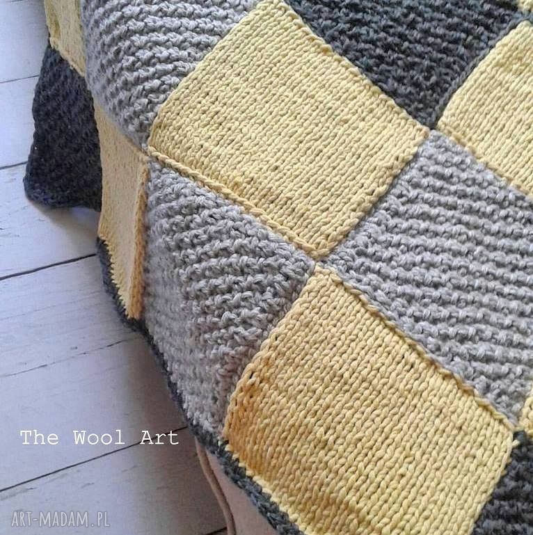 koce i narzuty: pled patchwork zamówienie hand made