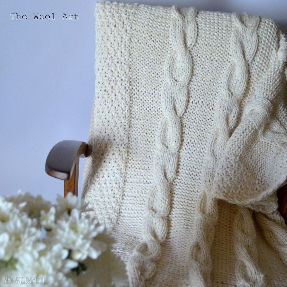 koce i narzuty: pled ZAMÓWIENIE P. Renata Hand Made