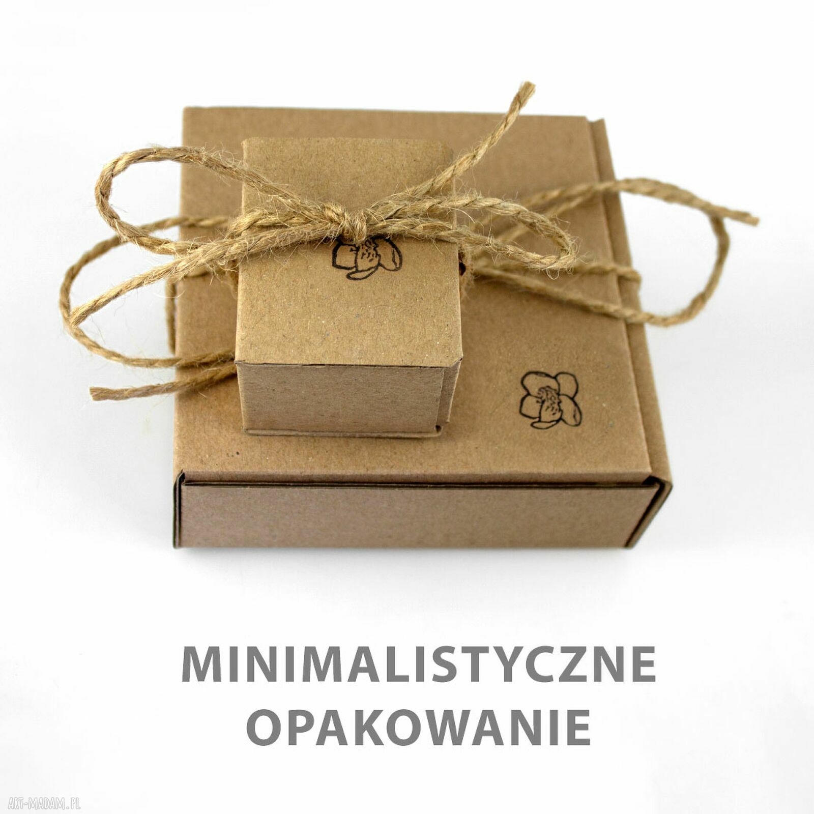 Płótno - regulowana mosiężna obrączka handmade, rozmiar S