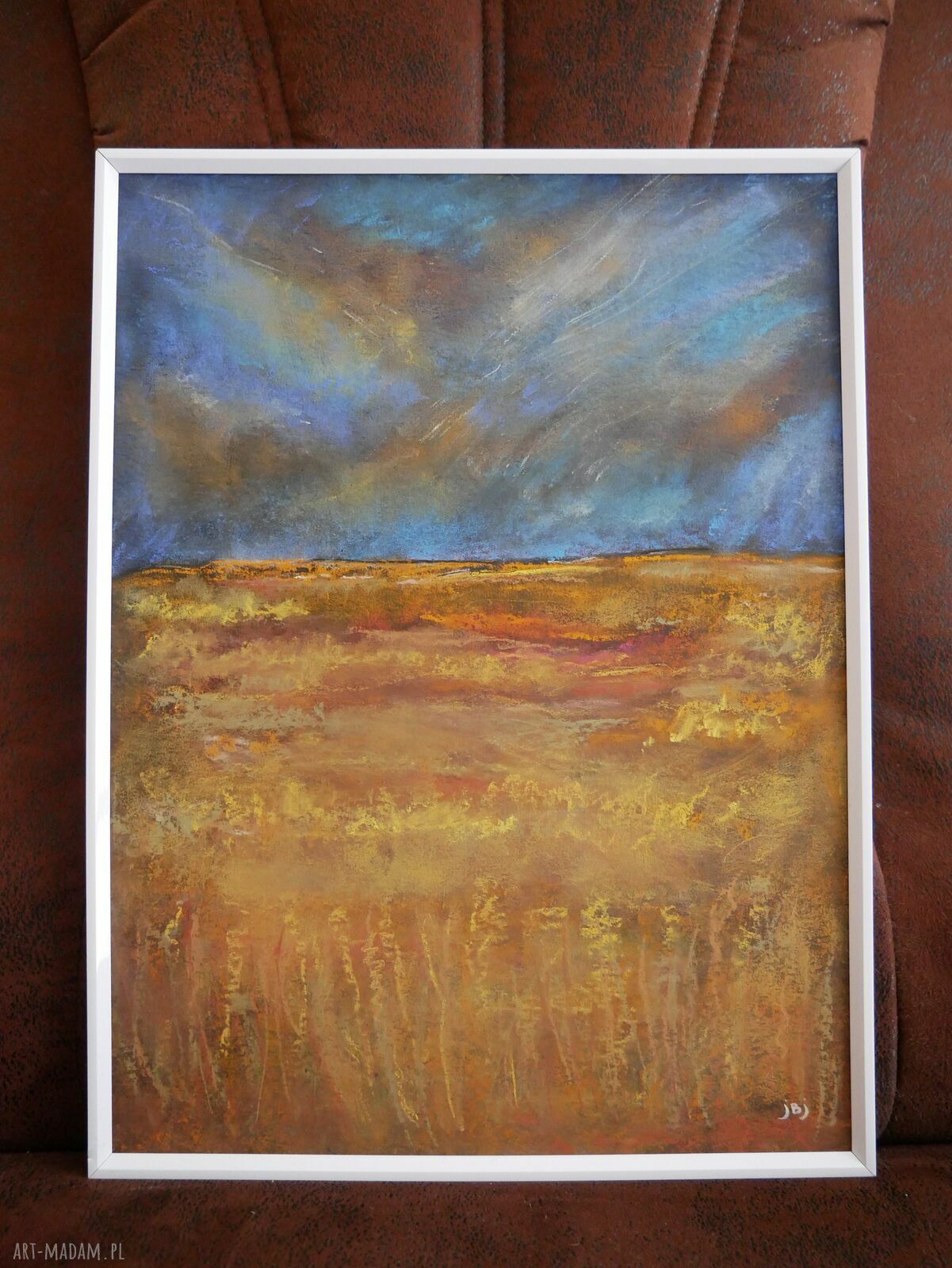 Po burzy - obraz akryl i pastele suche 30x40 cm