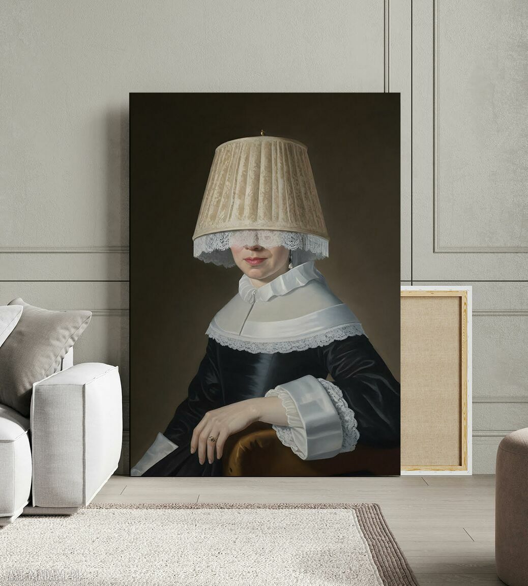 Plakat „Pod kloszem Lady Shade” 61x91 cm - kobieta do salonu