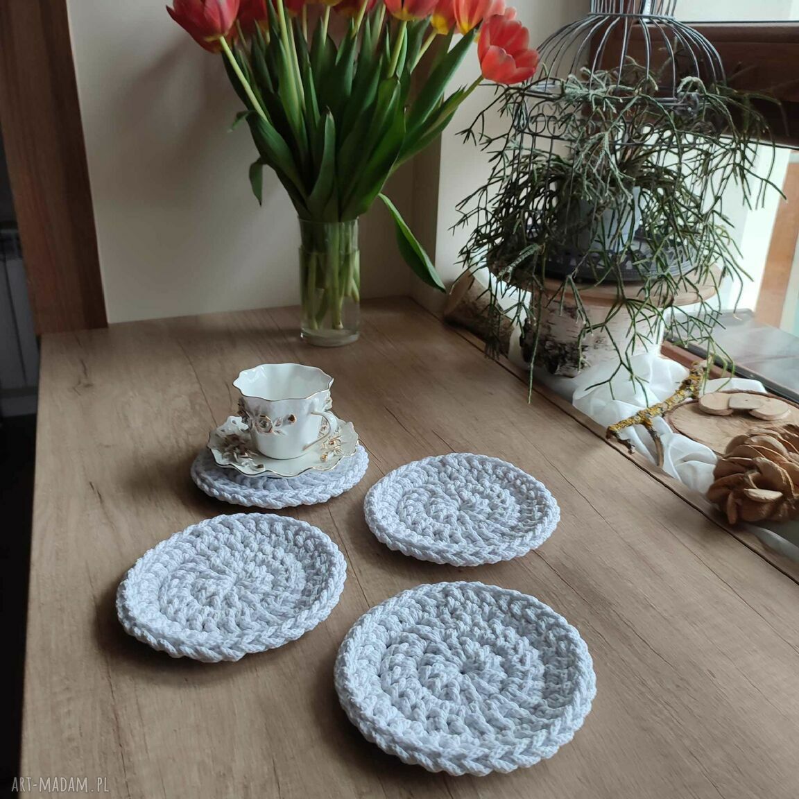 Podkładka okrągła pod kubek 17 cm