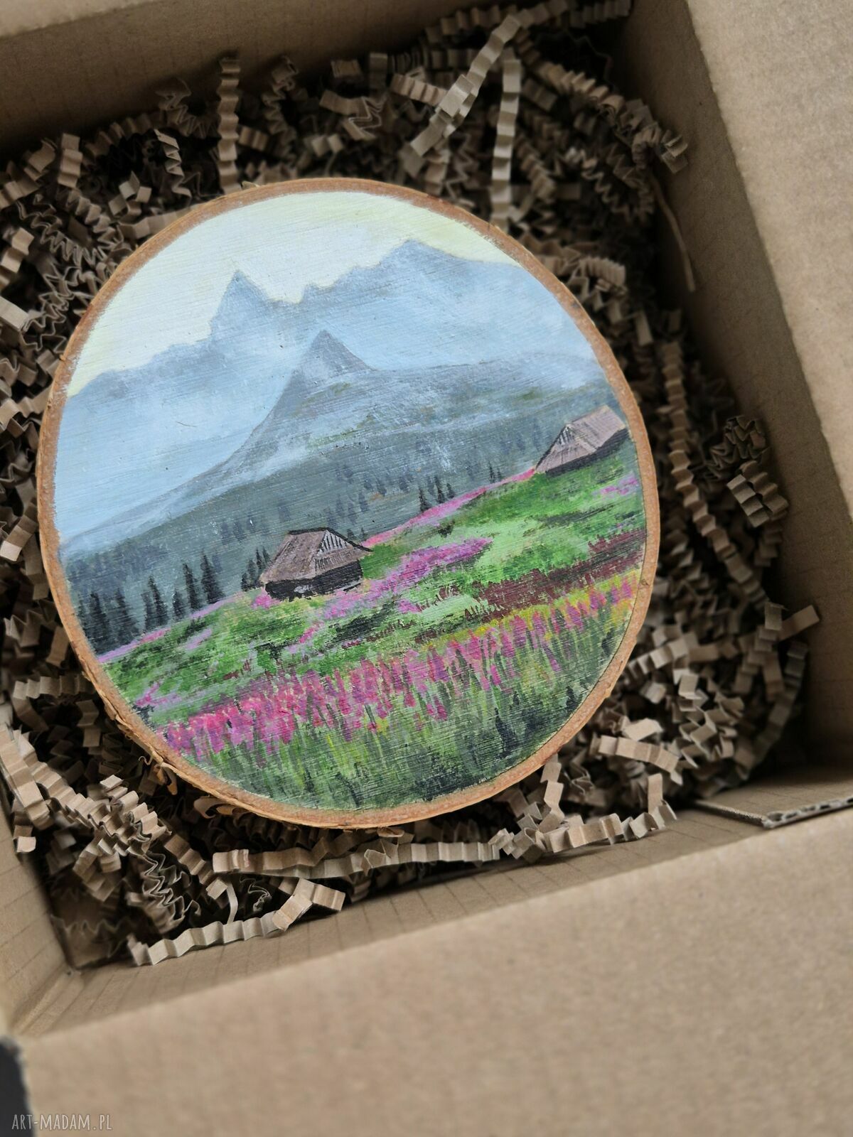 Podkładka pod kubek i mini-obrazek Tatry - Hala Gąsienicowa