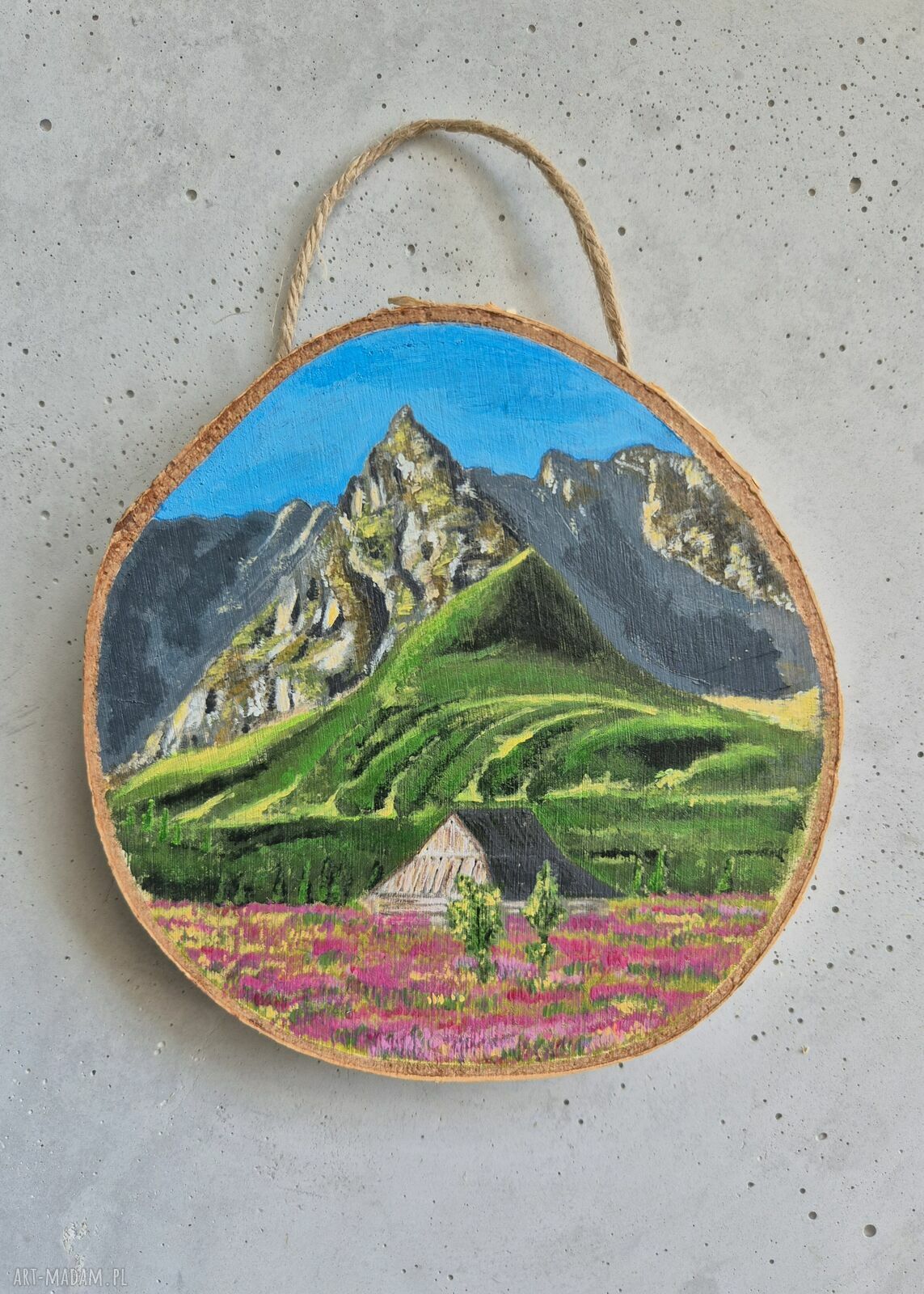 Podkładka pod kubek i mini-obrazek Tatry 2 - Hala Gąsienicowa