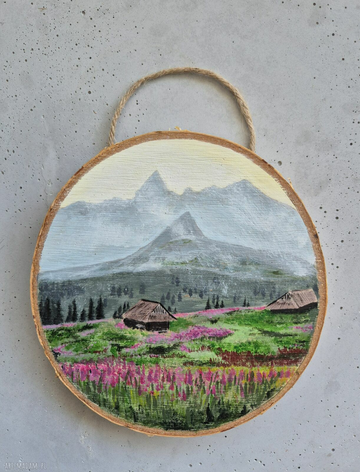 Podkładka pod kubek i mini-obrazek Tatry - Hala Gąsienicowa