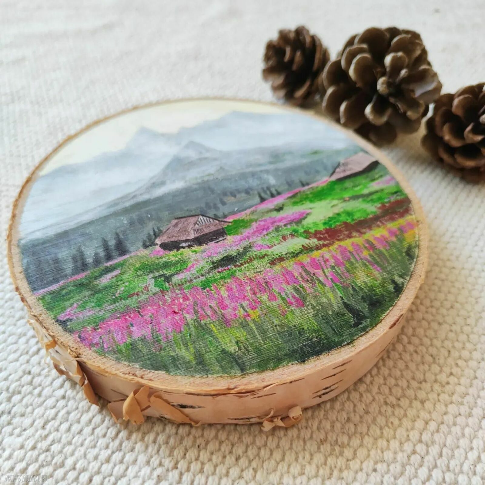 Podkładka pod kubek i mini-obrazek Tatry - Hala Gąsienicowa