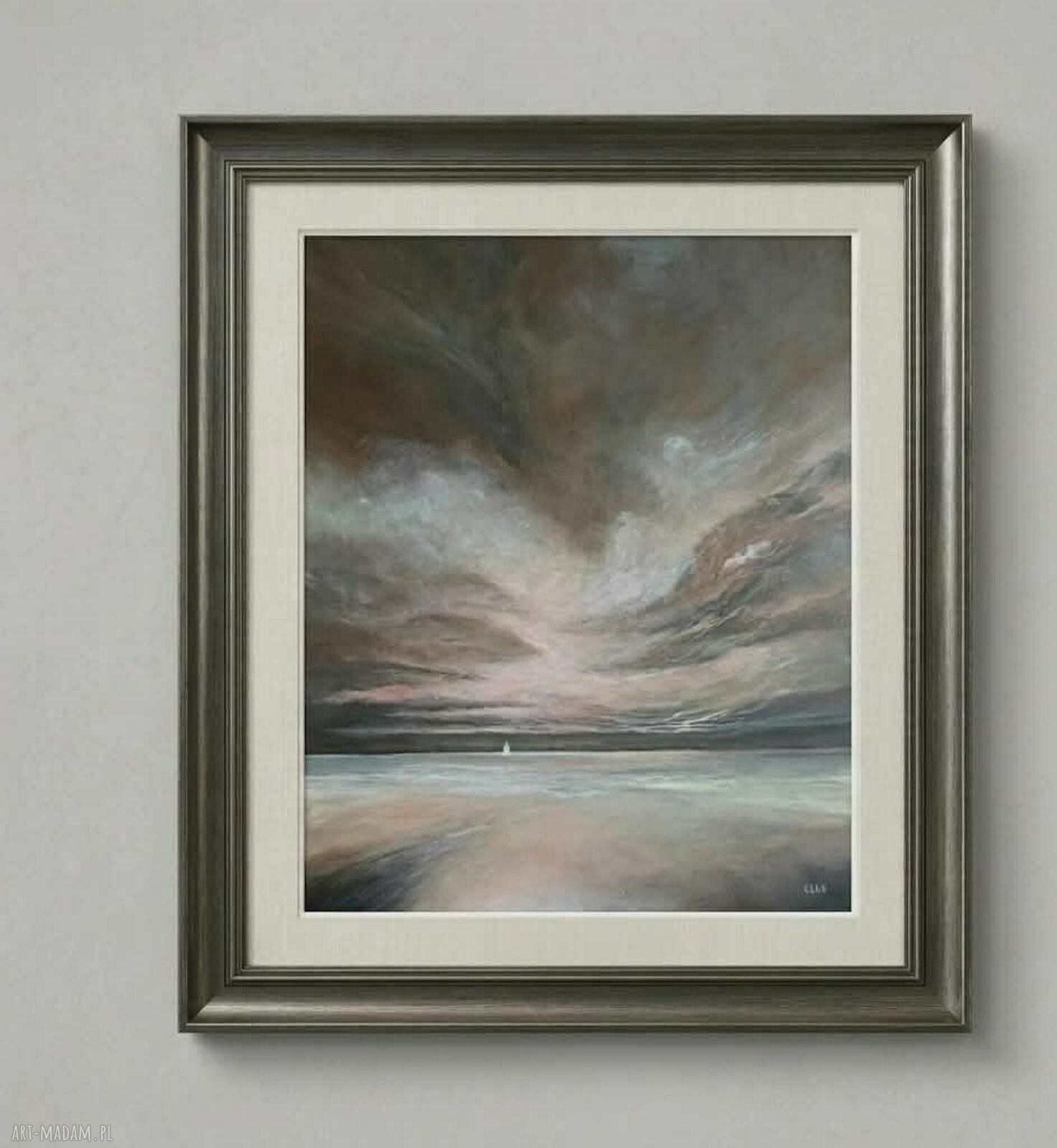 Podróż - obraz akrylowy 50x40 cm z motywem morza i łodzi