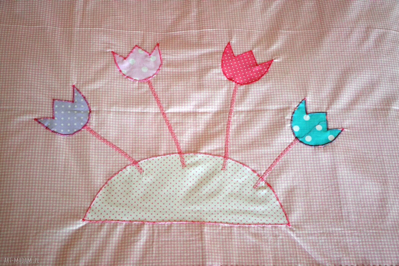 pokoik dziecka: Bawełniana pościel z aplikacjami i mieniem, na zamówienie Ręcznie robione