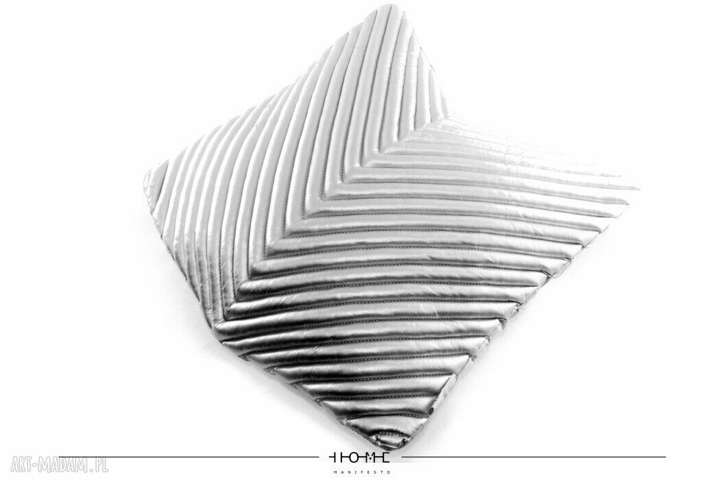 poduszka chevron 50/ silver