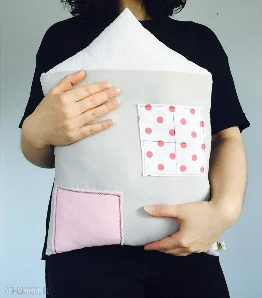poduszka domek Handmade