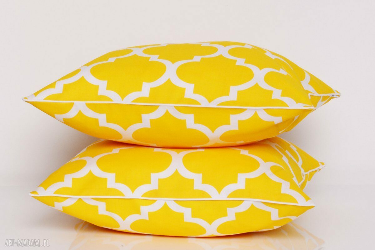 Poduszka FRESH YELLOW 50x50cm od majunto