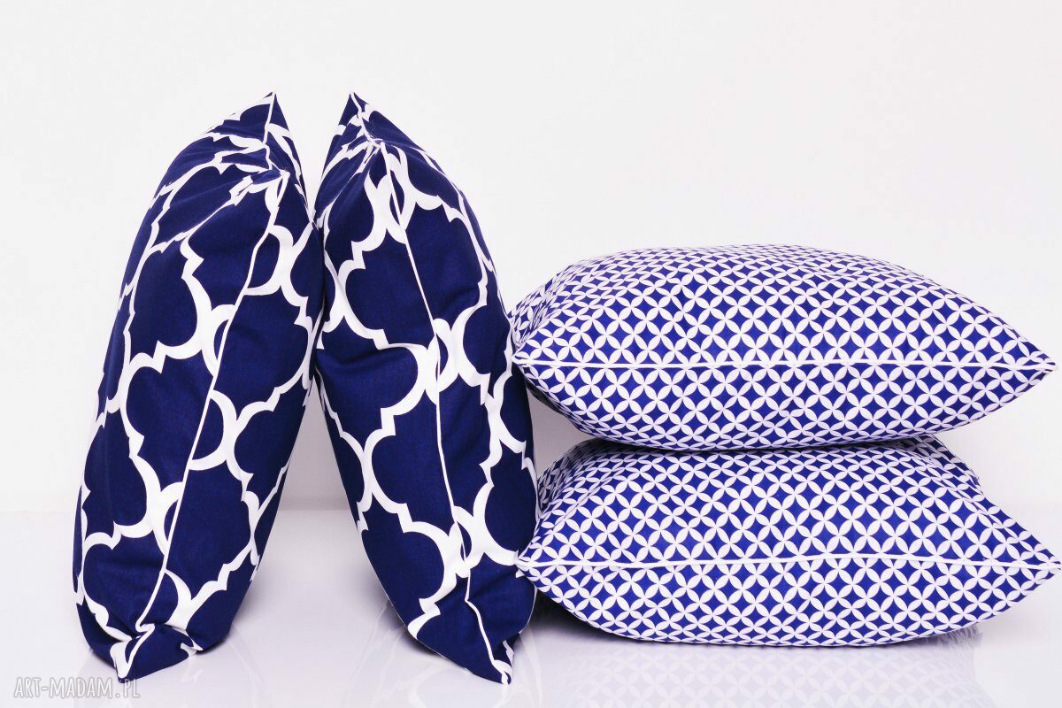Poduszka FRESH NAVY BLUE 50x50cm od majunto