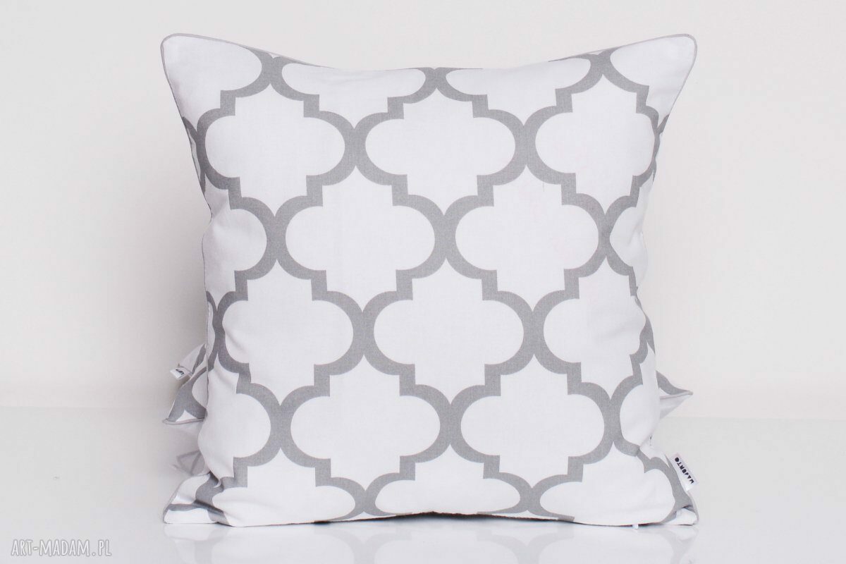 Poduszka FRESH GREY-WHITE 40x40cm od majunto