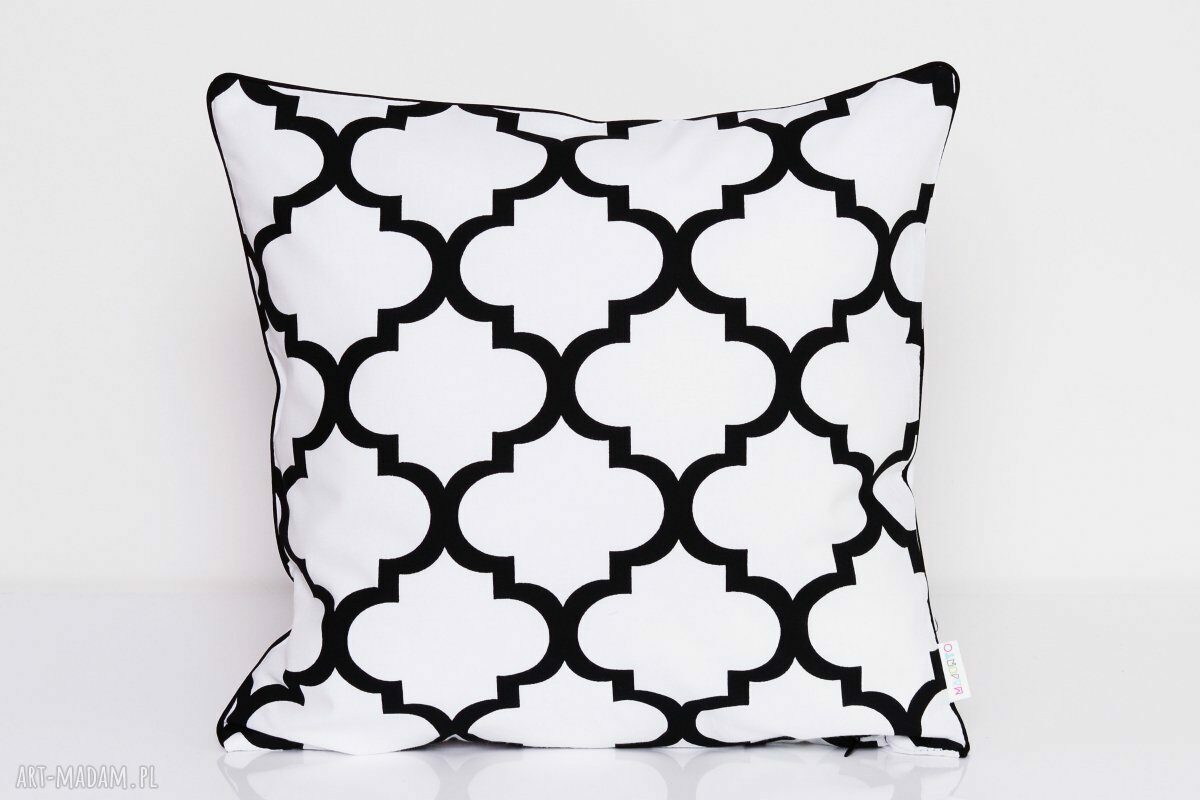 Poduszka FRESH BLACK-WHITE 40x40cm od majunto