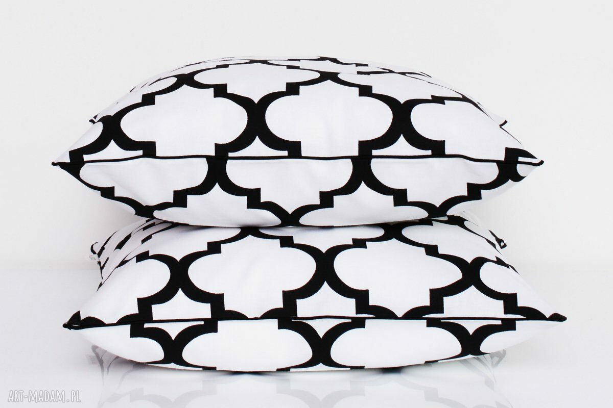 Poduszka FRESH BLACK-WHITE 40x40cm od majunto