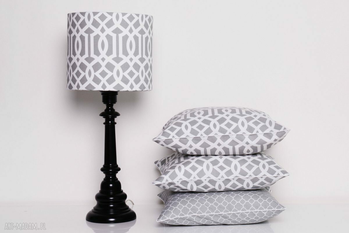 Poduszka IMPERIAL TRELLIS GREY 50x50cm od majunto