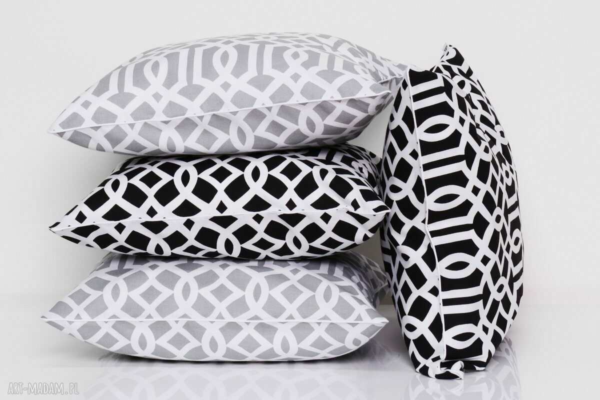 Poduszka IMPERIAL TRELLIS GREY 50x50cm od majunto