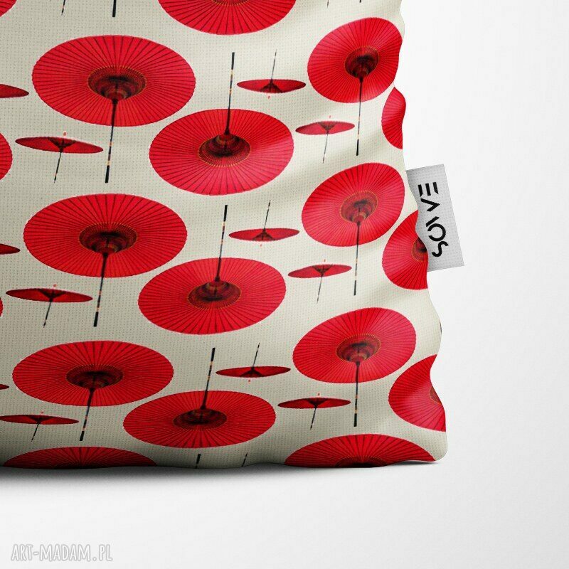 Poduszka ozdobna Umbrella - welurowa, obustronna 55x55