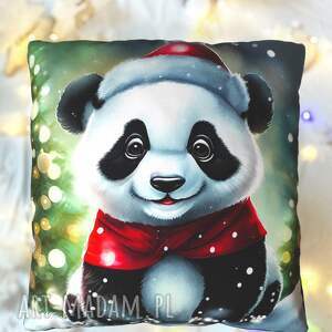 poduszka panda św mikołaj made by langer