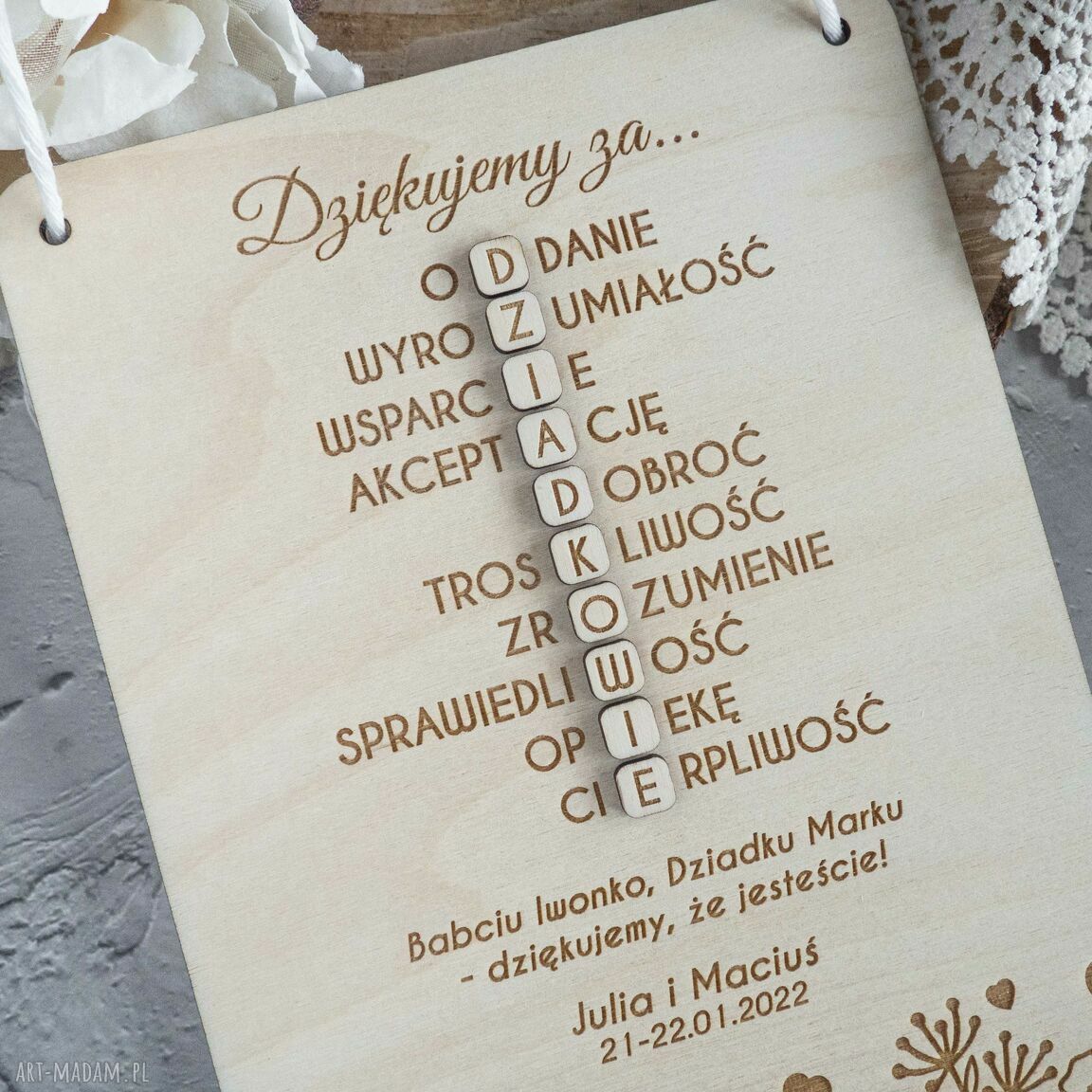 Podziękowania i życzenia na Dzień Babci i Dziadka