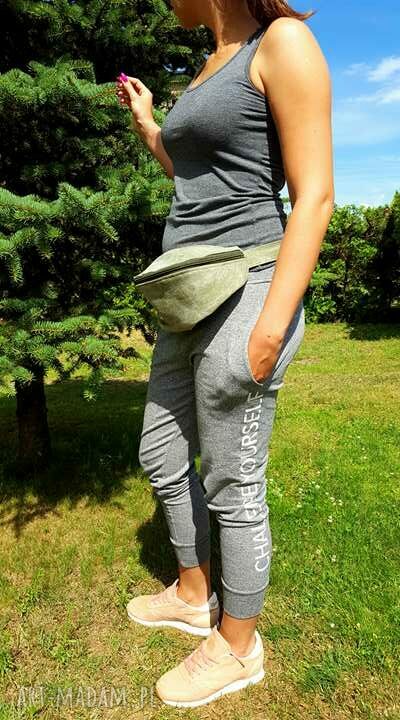 Pojemna torebka nerka - unisex handmade z recyklingu jeansu