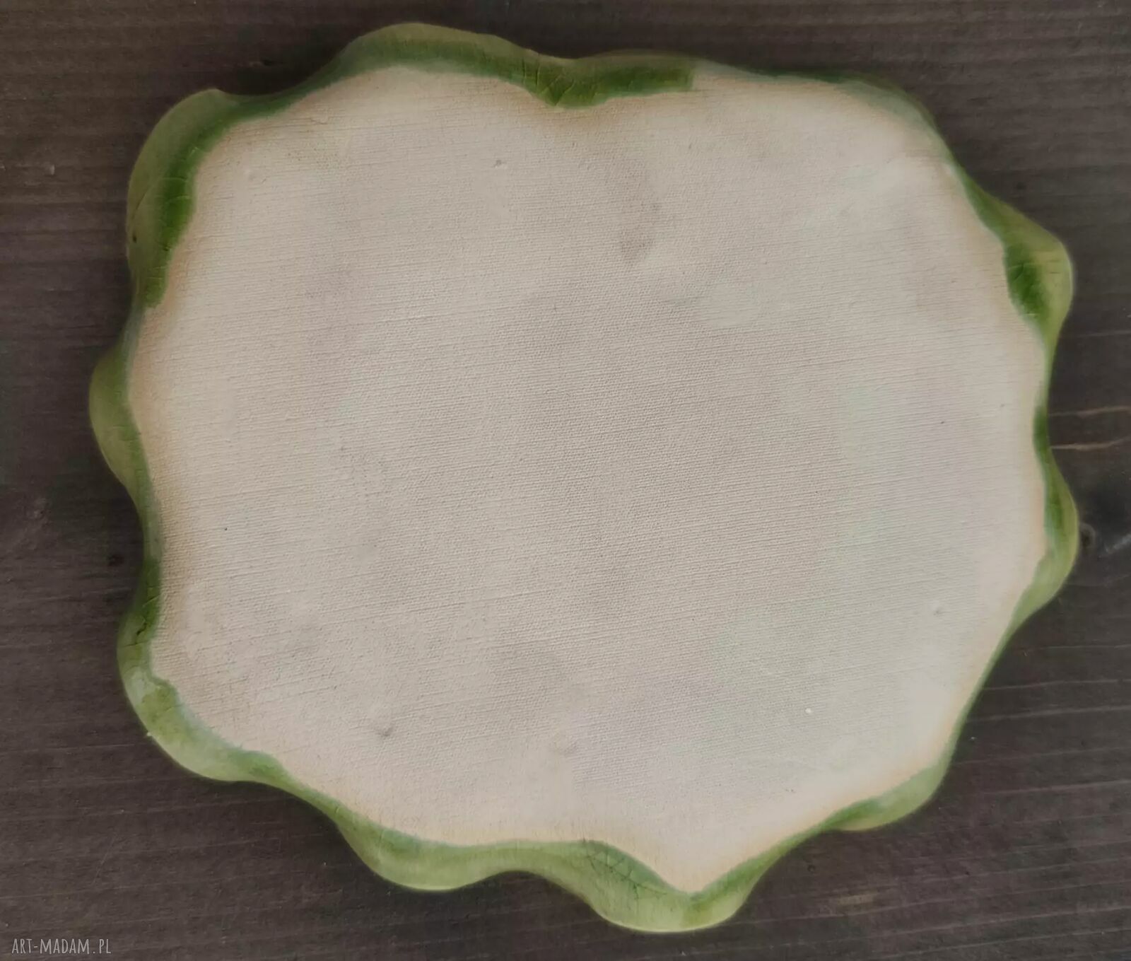Ceramiczny pojemnik na świeczkę lub biżuterię - staw