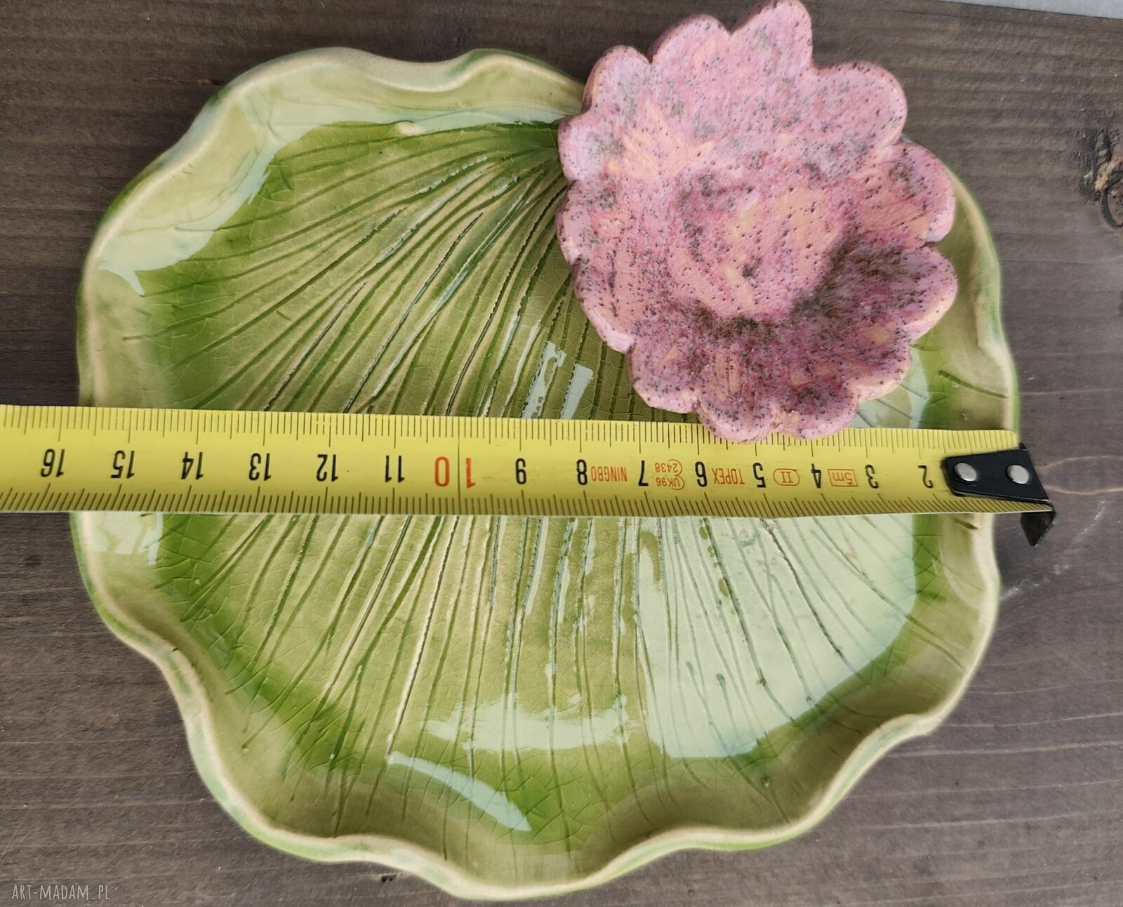 Pojemnik na świeczkę lub biżuterię - ceramiczny domek-lampionek Wolna Chwila